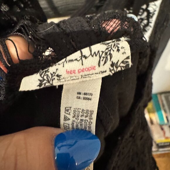 Free People Lace Black Dress - Picture 3 of 4